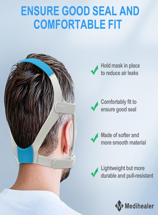 Medihealer 3 Packs CPAP Headgear Compatible with Airfit &Airtouch N20, Headgear with Magnetic Clips for Airfit N20, Including 3PCS Headgears&6PCS Clips,Great Value CPAP Supplies by Medihealer. - Image 3